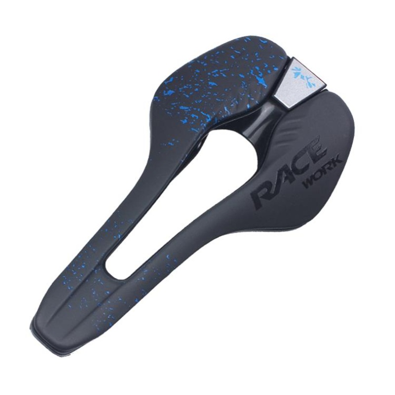 RACEOWRK RK068 Mountain Bike Microfiber Leather Seat Cushion(Blue)