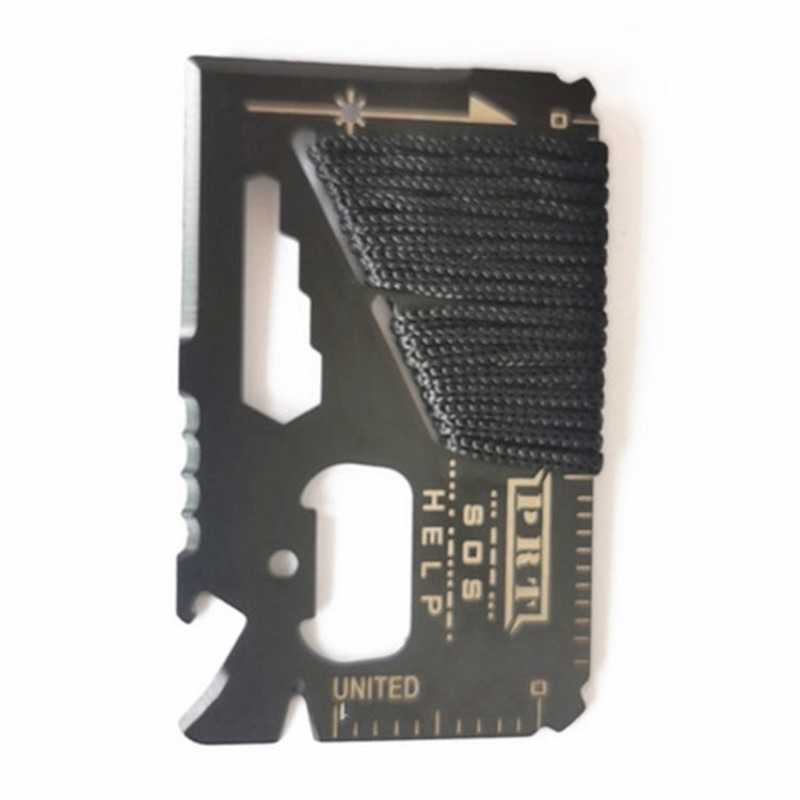 Stainless Steel Multi-Function Outdoor Survival Tool Card (One Size)