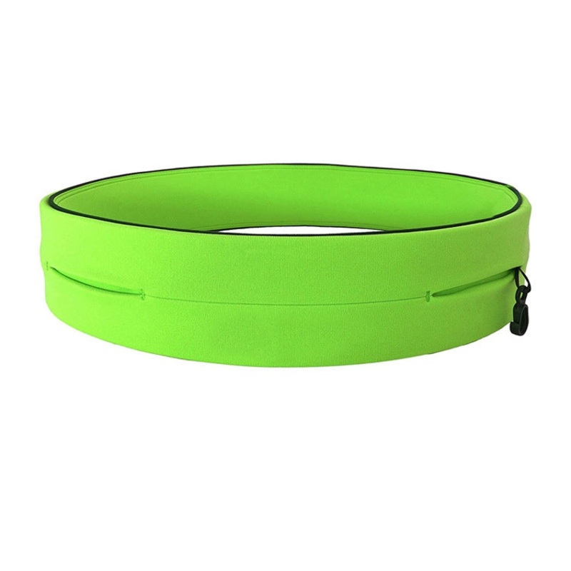 Invisible Running Waist Bag Outdoor Sport Mobile Phone Holder (Fluorescent Green)