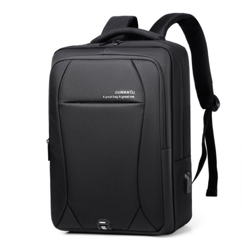 Large Capacity Waterproof Computer Bag Backpack (Ant Cloth Black)