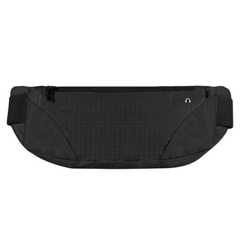 Ultra-light Large-capacity Close-fitting Phone Waist Bag for Outdoor Sports Running (Black)