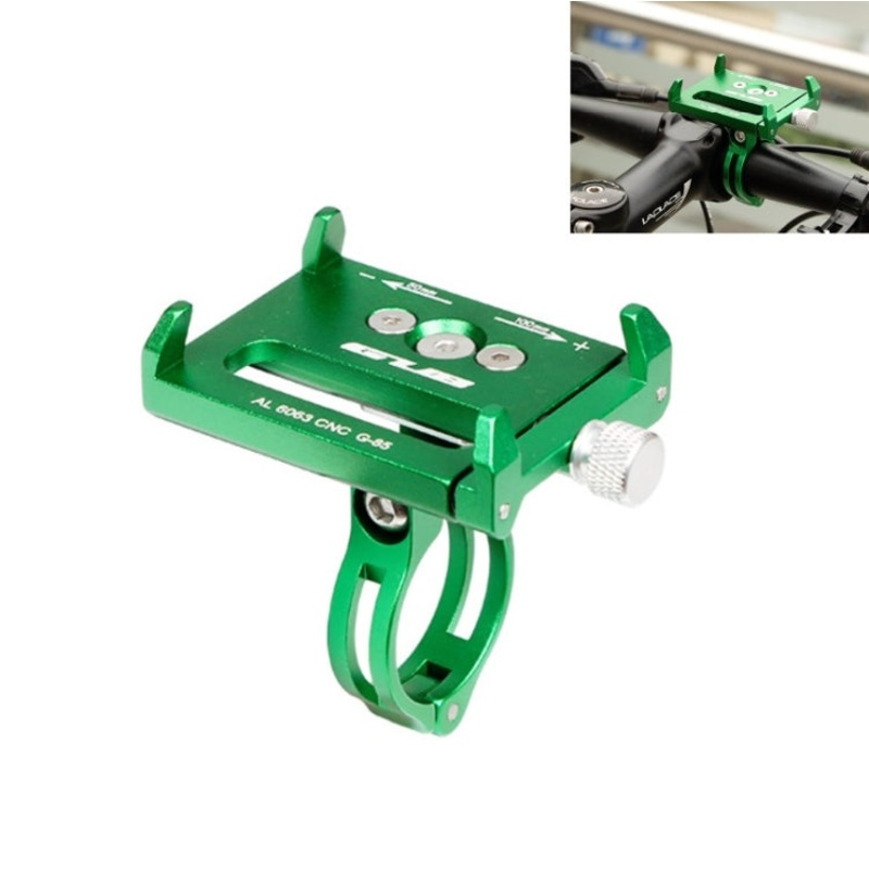 Aluminum Alloy Bicycle Mobile Phone Navigation Mount Holder (Green)