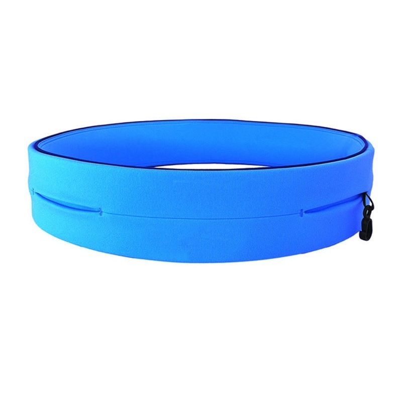 Invisible Running Waist Bag Outdoor Sport Mobile Phone Bag (Blue, Size: L)