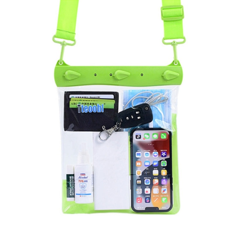Waterproof Shoulder Messenger Bag Sundries Storage Bag Phone (Green)