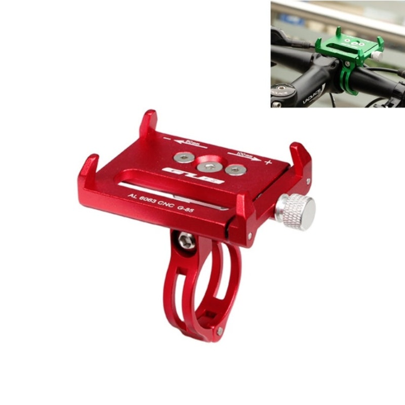 Aluminum Alloy Bicycle Mobile Phone Bracket Navigation Holder (Red)