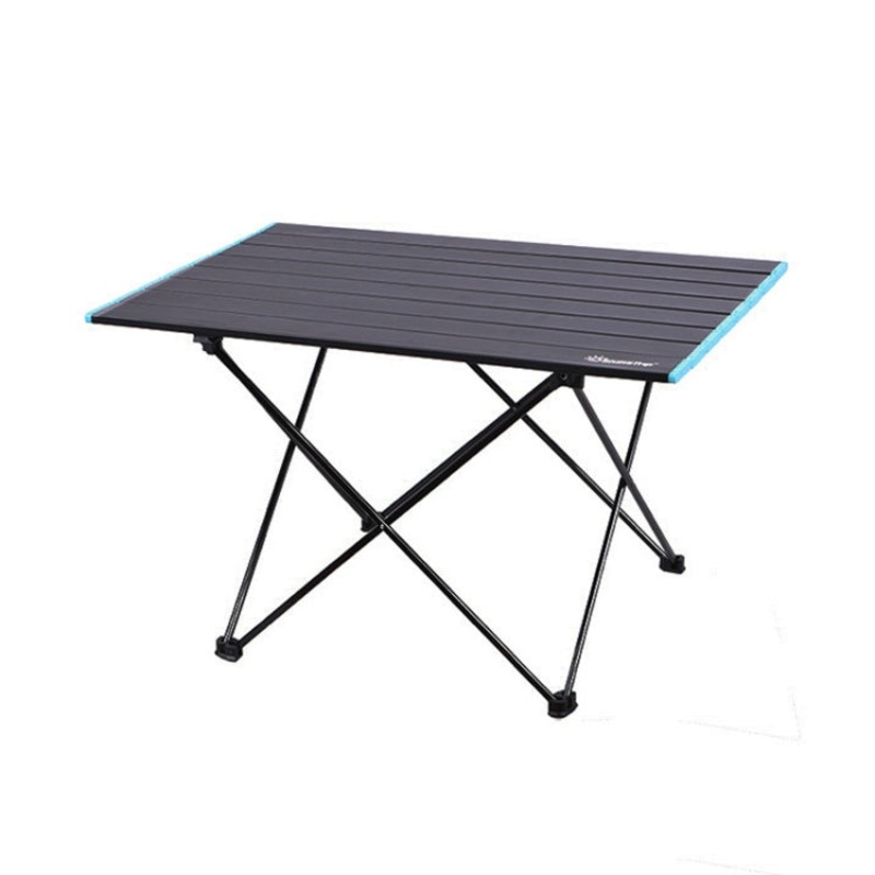 Outdoor Aluminum Alloy Folding Table Camping Picnic Portable Folding Table Barbecue Table Stall Small Dining Table (Large)