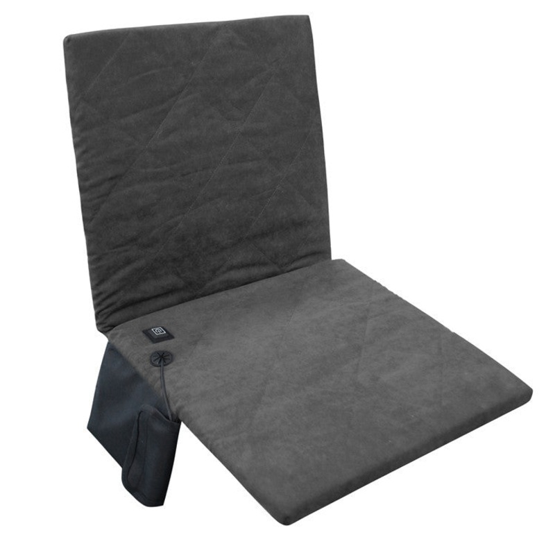 Outdoor Winter Camping Warm USB Heating Cushions With Backrest (Gray)