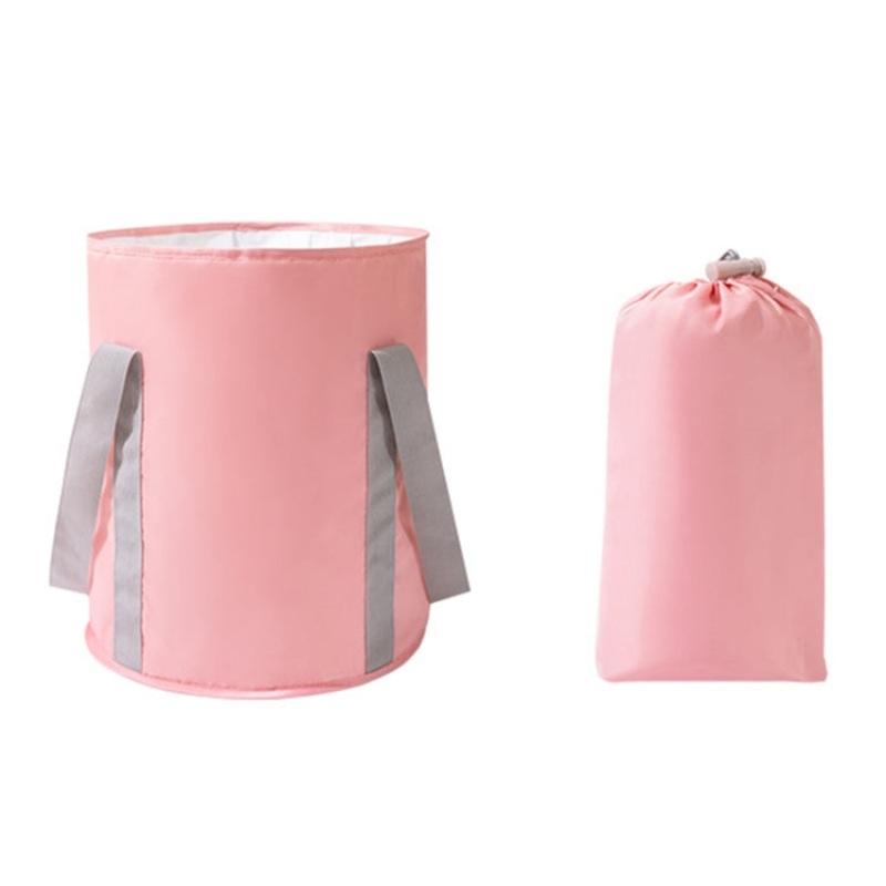 Portable Folding Multifunctional Outdoor Basin Bag (Large) - Pink