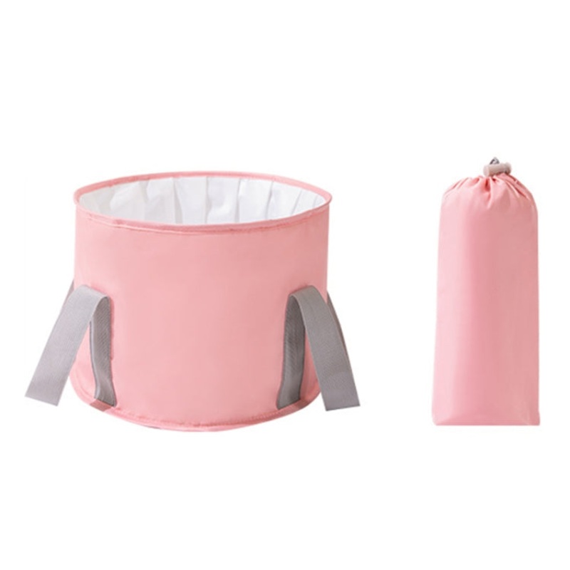Portable Folding Multifunctional Outdoor Basin Bag (Small) - Pink