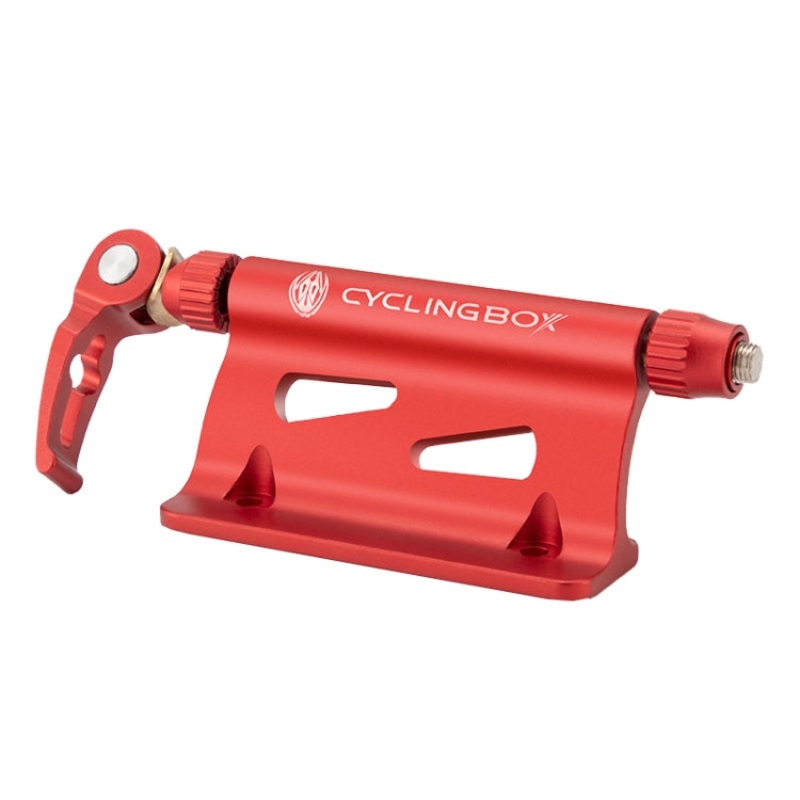 Portable Quick-Removal Bike Aluminum Front Fork Rear Hanging Frame Car Top Fixture (Red)