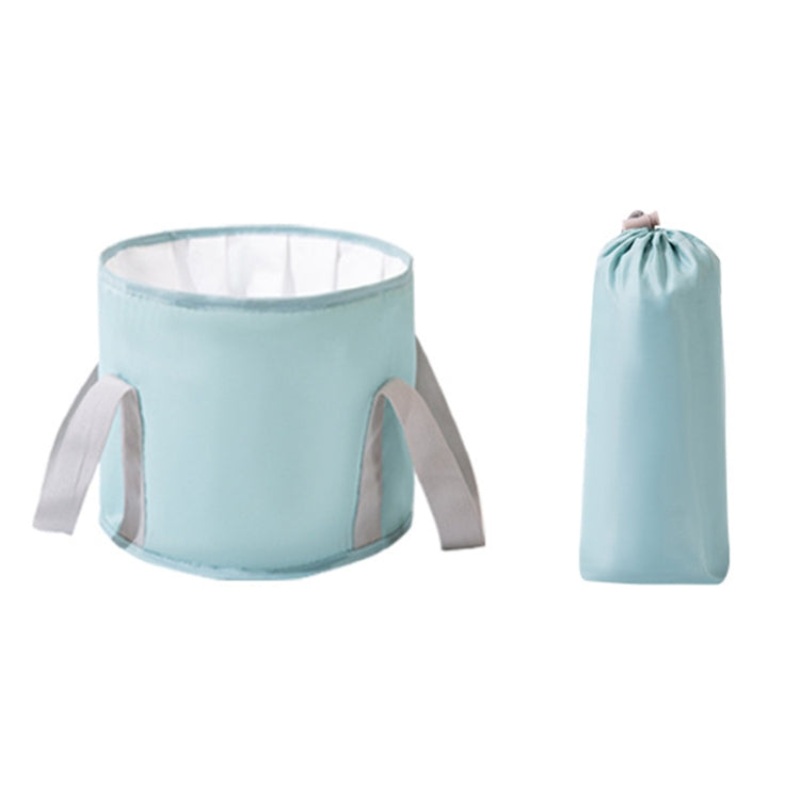Travel Portable Folding Multifunctional Outdoor Basin Bag Blue (Small)