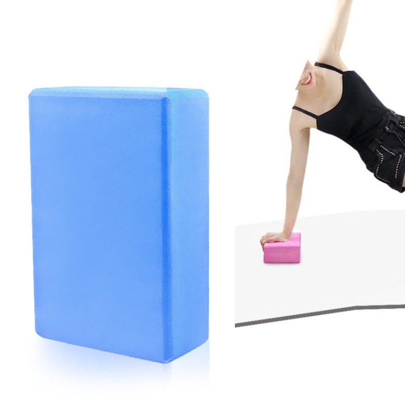 EVA Anti-slip Anti-compression Yoga Fitness Brick (Gemstone Blue)