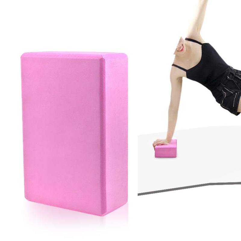 EVA Anti-slip Anti-compression Yoga Fitness Brick (Princess Pink)