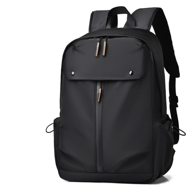 Men Business Backpack 15.6-Inch Computer Bag College Bookbag Oxford Cloth Outdoor (Black)