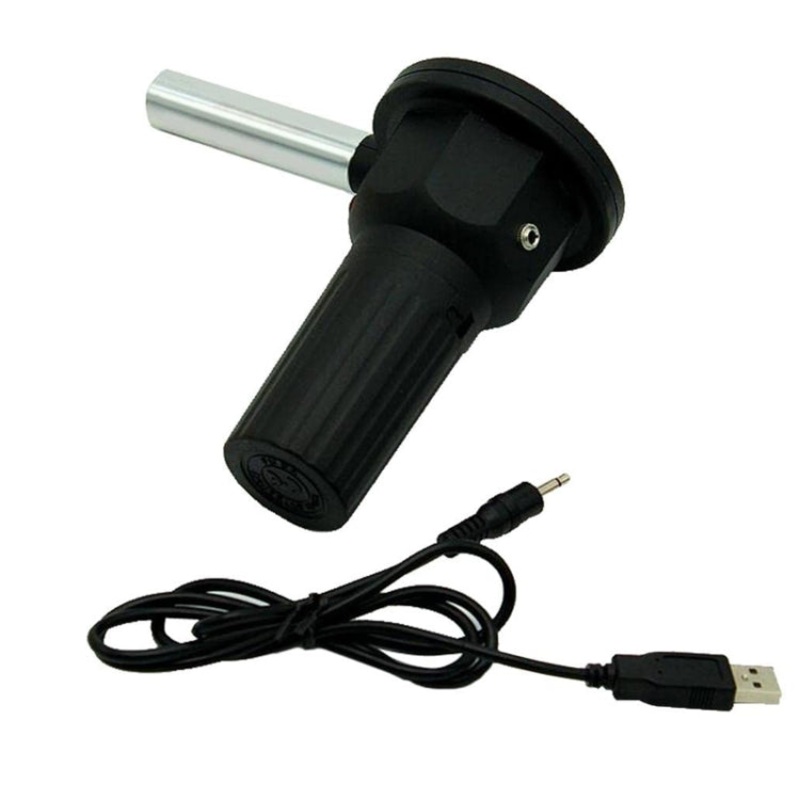 Outdoor Barbecue Grill Blower | 5V DC With USB Cable (Black)