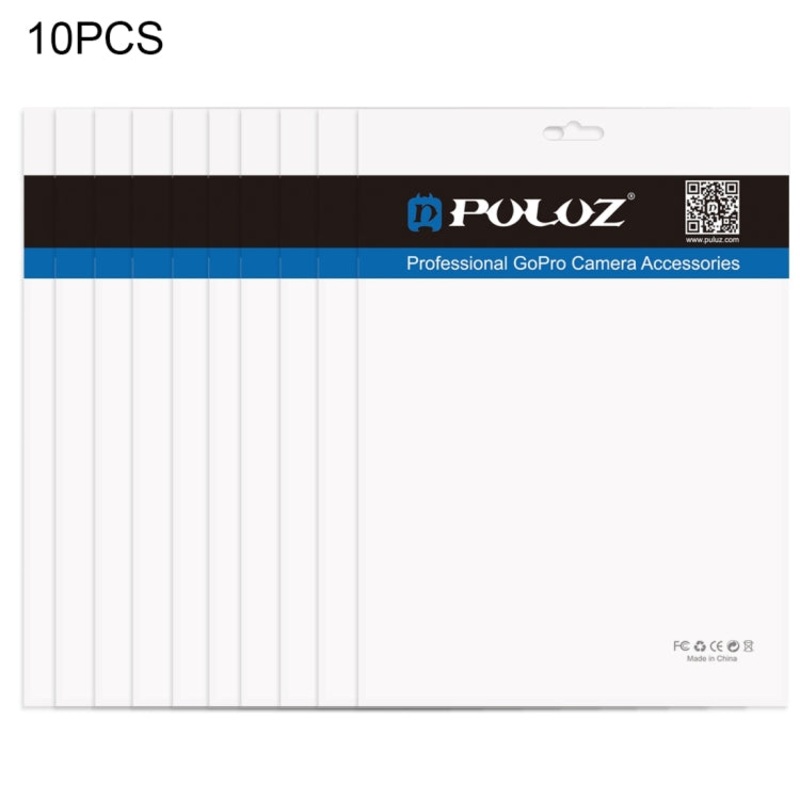 10 PCS PULUZ 33cm x 23.5cm Hang Hole Clear Front White Pearl Jewelry Zip Lock Packaging Bag (Size: XL)