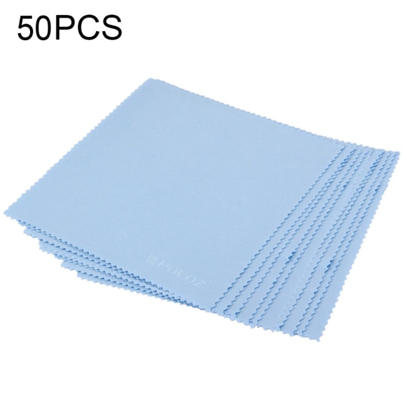 50 PCS PULUZ Soft Cleaning ClothGoPro, Insta360, DJI and Other Action Cameras LCD Screen, Tablet PC / Mobile Phone Screen, TV Screen, Glasses, Mirror, Monitor, Camera Lens