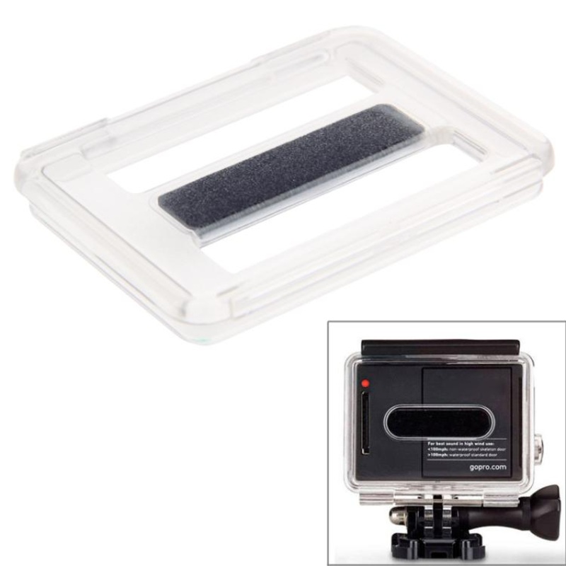 Apertured Backdoor Hard Housing Cover for GoPro Hero 4 / 3+