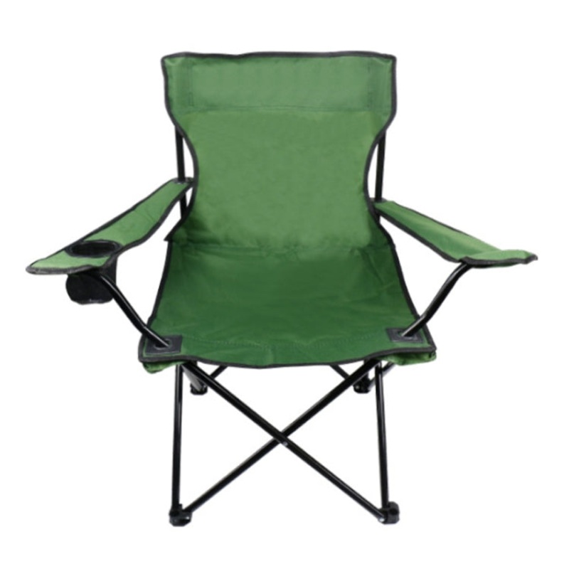 Casual Picnic Sketching Handrest Backrest Fishing Portable Beach Chair (Ink Green)