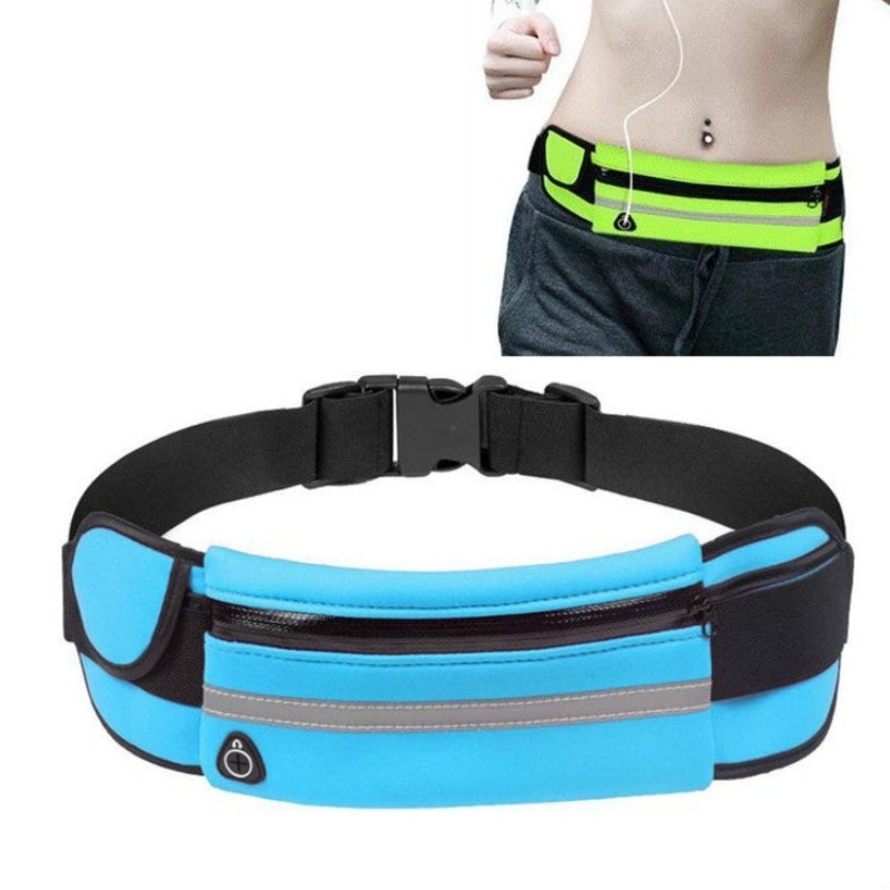 Kettle Pockets Outdoor Sports Mobile Phone Waist Bag(Sky Blue)