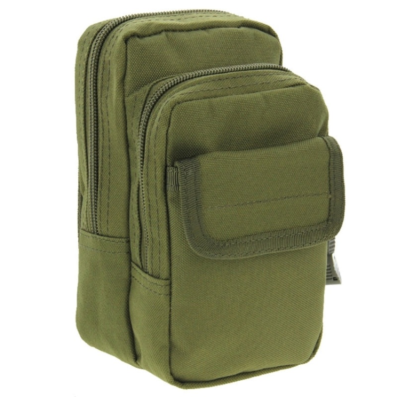 Multi-Function Strong Nylon Waist Camera Mobile Phone Bag (Army Green)