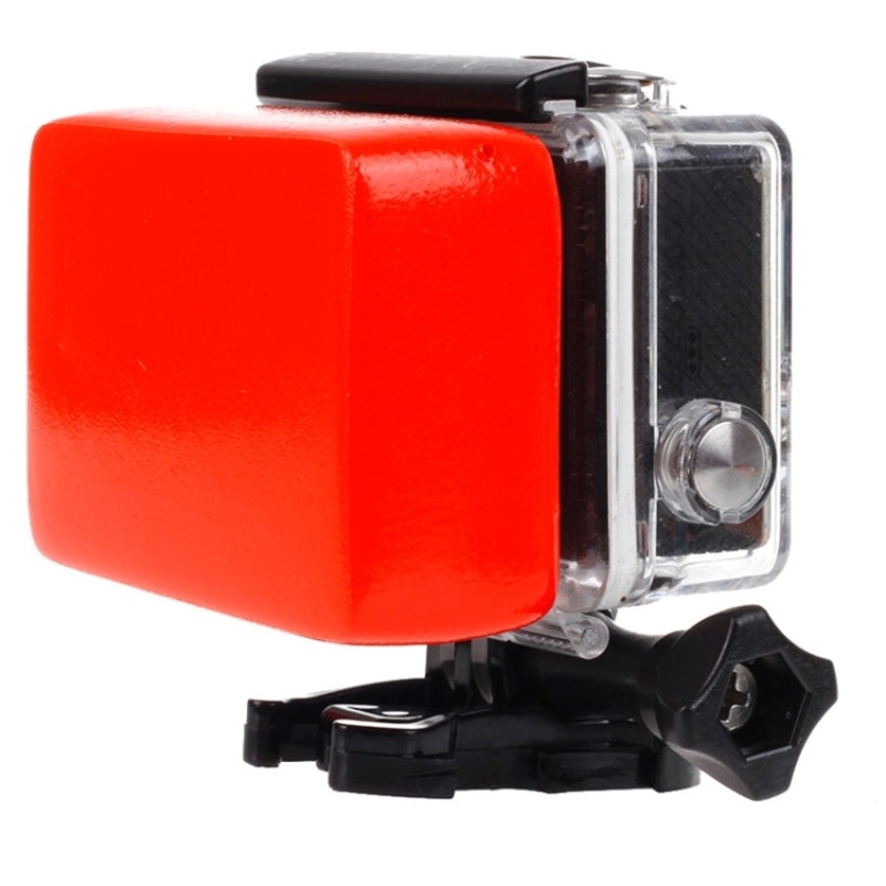 Backdoor Floaty Sponge with Sticker for GoPro, Insta360, DJI and Other Action Cameras (Red)
