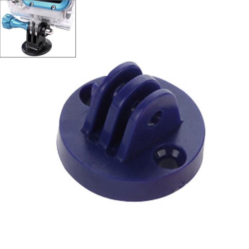GP267 Camcorder Mount Adapter to Tripod Stand for GoPro HERO6/ 5 /5 Session /4 /3+ /3 /2 /1 (Blue)