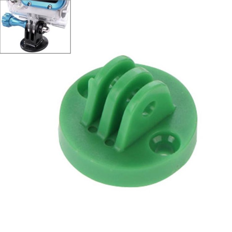 GP267 Camcorder Mount Adapter to Tripod Stand for GoPro HERO6/ 5 /5 Session /4 /3+ /3 /2 /1 (Green)