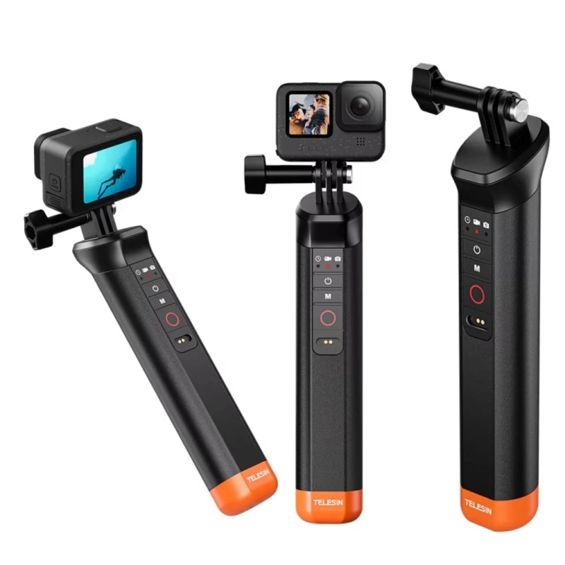 TELESIN Bluetooth Buoyancy Bar 15m Waterproof Depth For GoPro HERO13 / 12 / 11 / 10 / 9 / 8 Black
