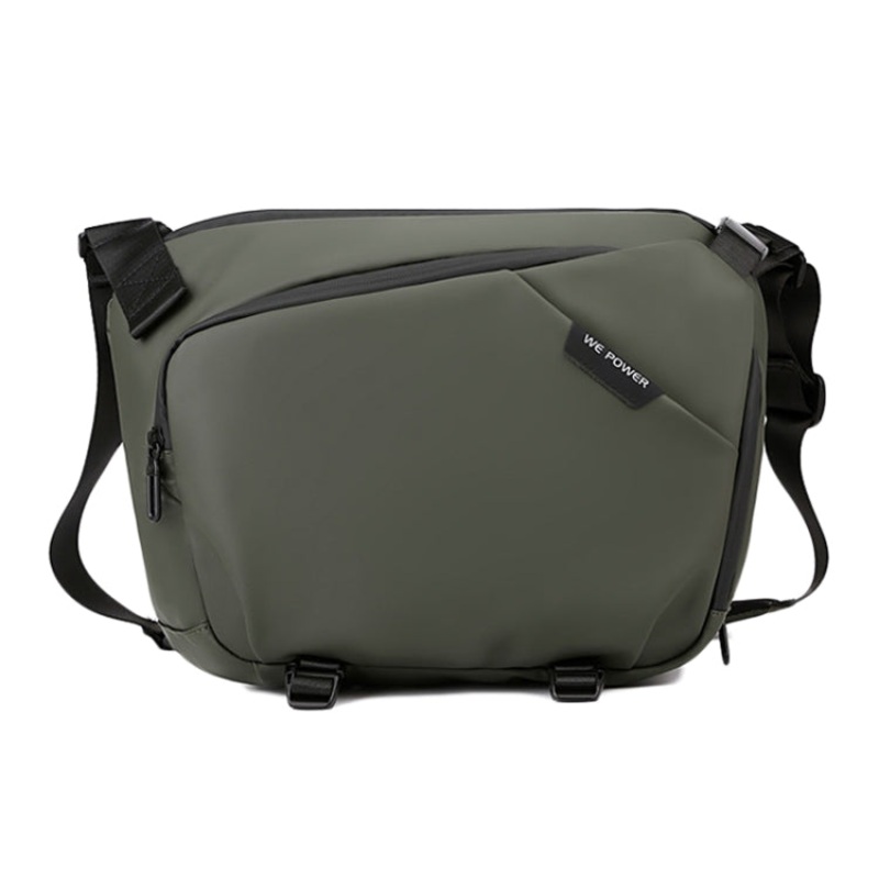 Waterproof Multifunctional Large Capacity Men Shoulder Crossbody Bag (Green)