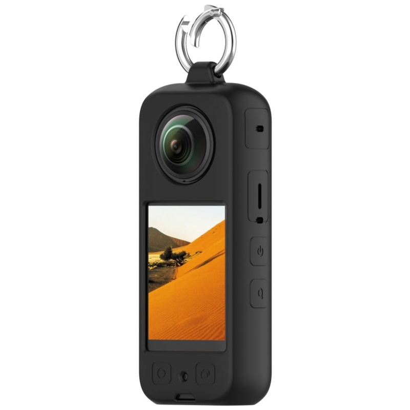 For Insta360 X3 Portable Silicone Protective Case (Black)