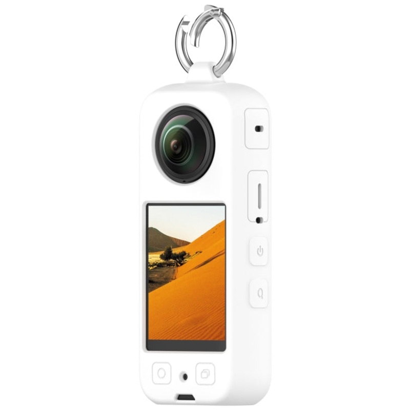 For Insta360 X3 Portable Silicone Protective Case (White)