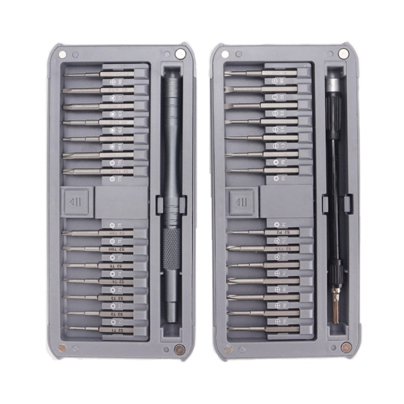 For DJI CQT UAV 30-In-1 Drone Universal Extended Screwdriver Set Disassembly Tool Set (Frosted Gray)