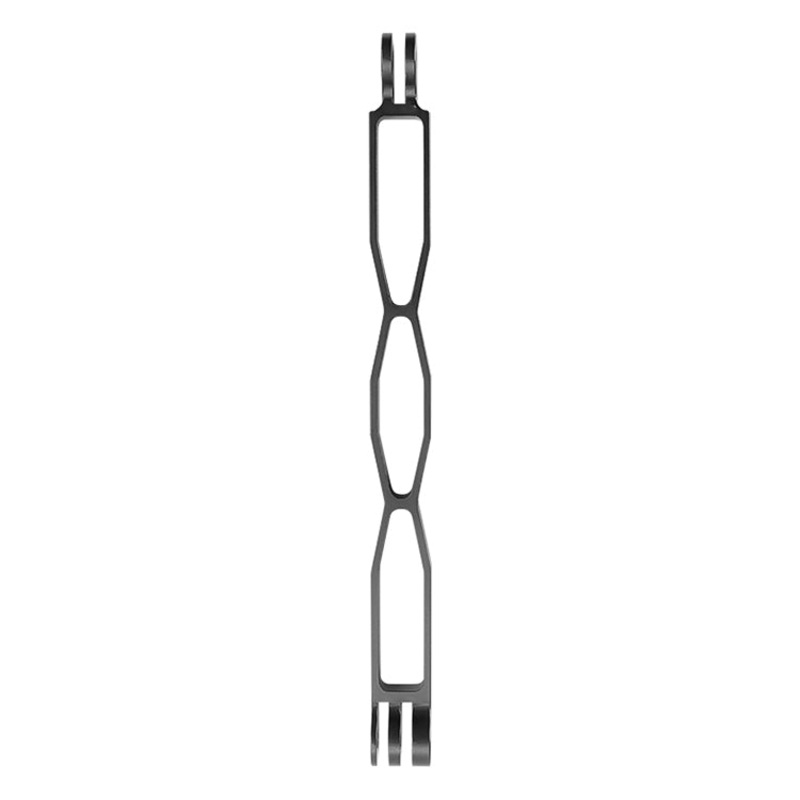 20cm Aluminium Extension Arm Hollow Grip Extender (Black)