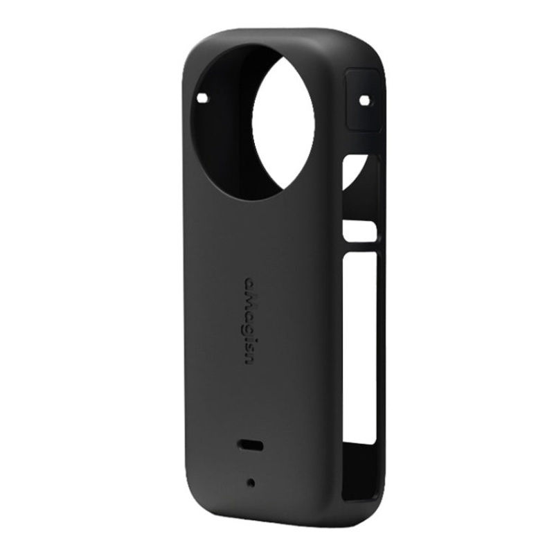 For Insta360 X3 AMagisn Body Silicone Protective Cover, Style: Body Case (black)
