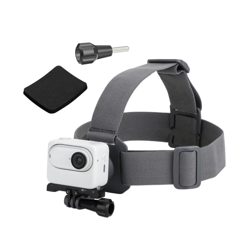 Sunnylife TD672 360 Rotation Adjustable Head Strap Vlog POV Mount Belt for GoPro, Insta360, DJI Osmo Action and Other Action Cameras (Camouflage)