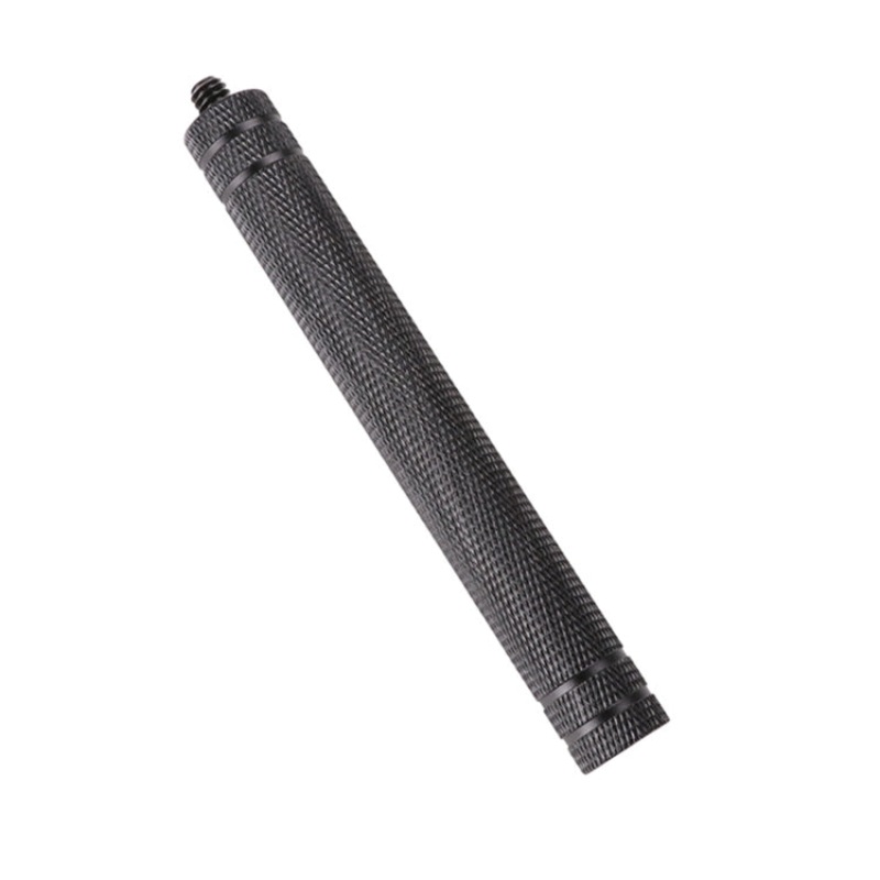Diamond Texture Aluminum Alloy Extension Rod Tube (Black)