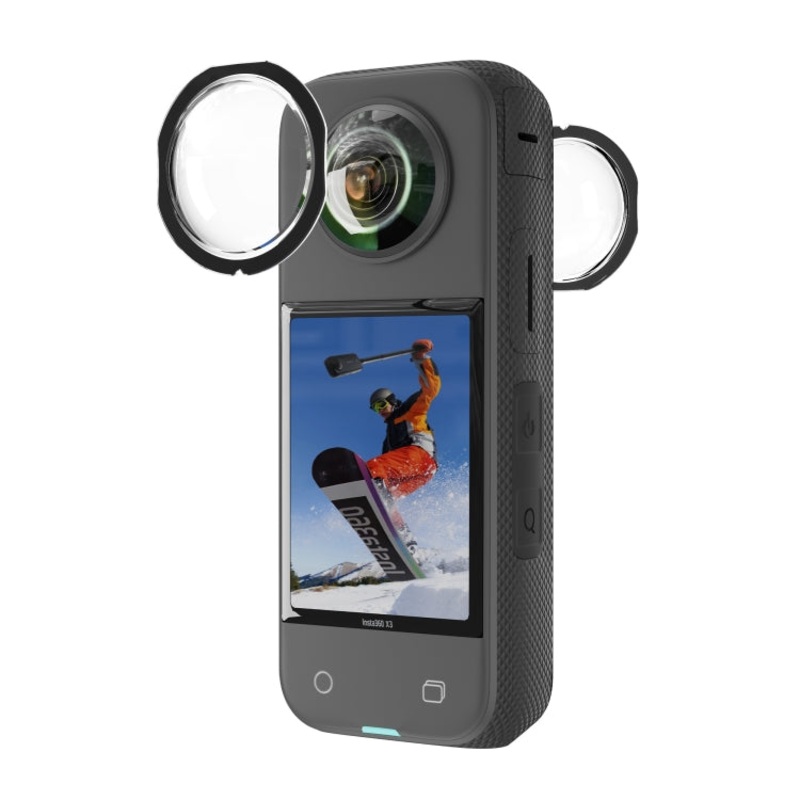 For Insta360 X3 STARTRC Lens Guard PC Protective Cover (Black)