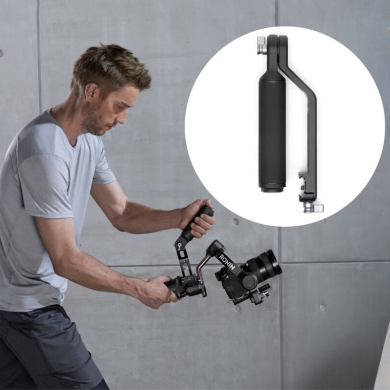 Original DJI RS 3 / RS 3 Pro / RS 2 / RSC 2 Handheld Adapter Handle (Black)