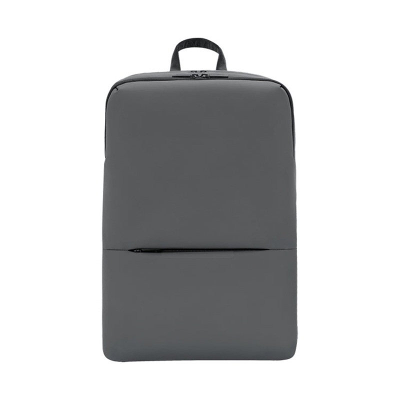 Classic Business Backpack Large Capacity School Double Shoulders Bag (Grey)