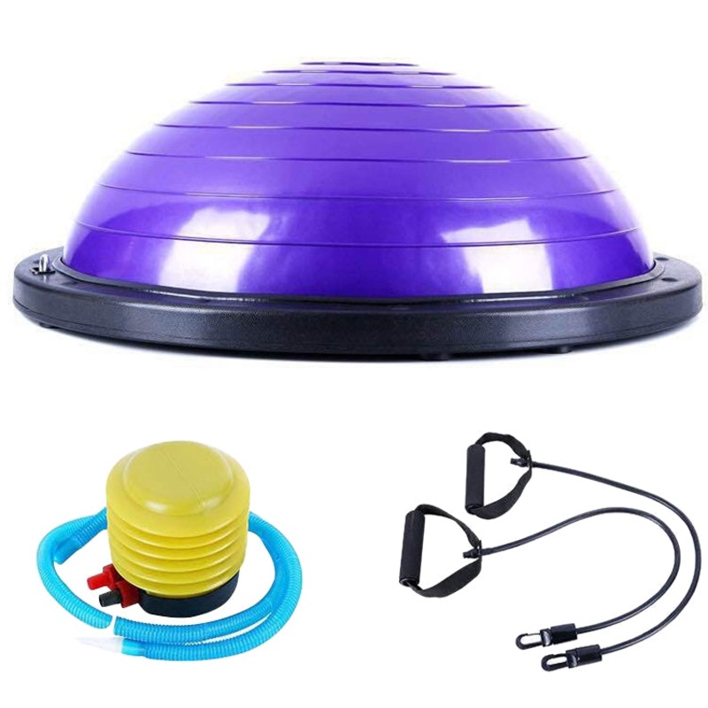 Explosion-Proof Yoga Ball Sport Fitness Balance Ball 60cm (Purple)