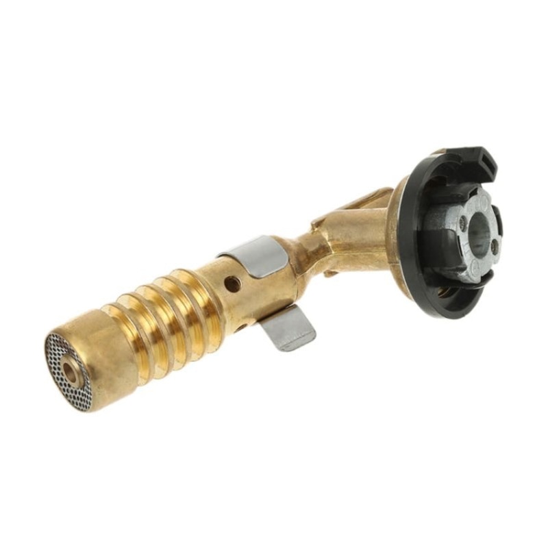 High Temperature Brass Gas Turbo Torch Aluminum Brazing Propane Weld Plumbing Fire Gun (in black)