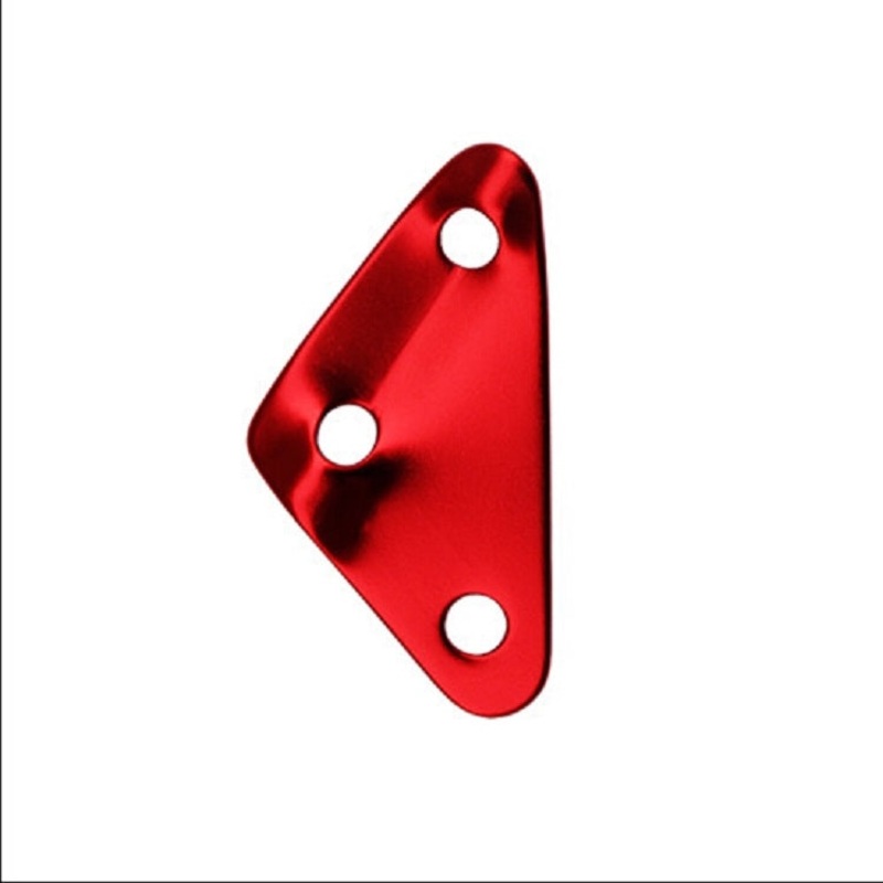 Triangle Aluminum Alloy Wind Rope Buckle Adjustment for Tent Canopy (Red)