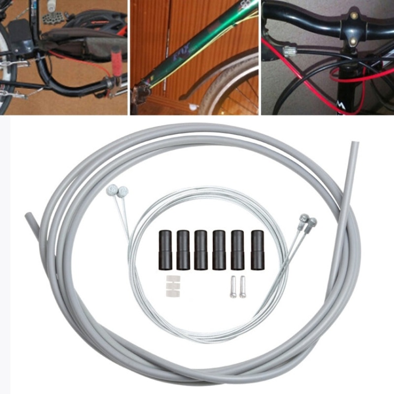 Universal Bicycle Variable Speed Cable Tube Set(Grey)