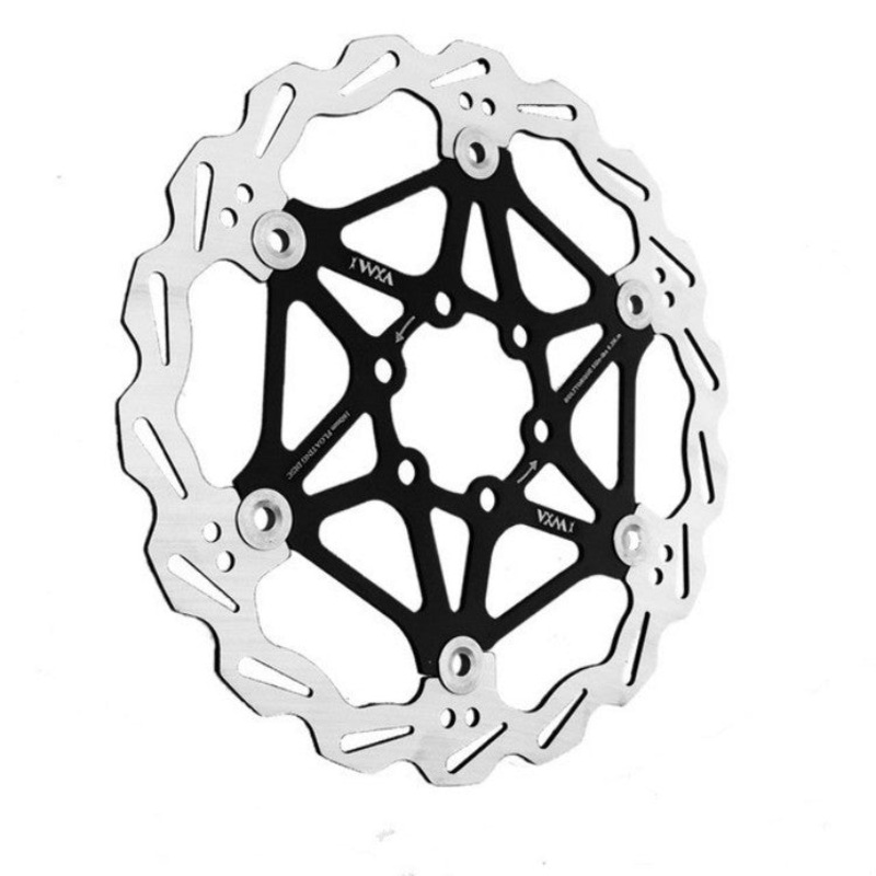 VXM Bicycle Mountain Bike Floating Brake Disc Brake 160mm(Black)