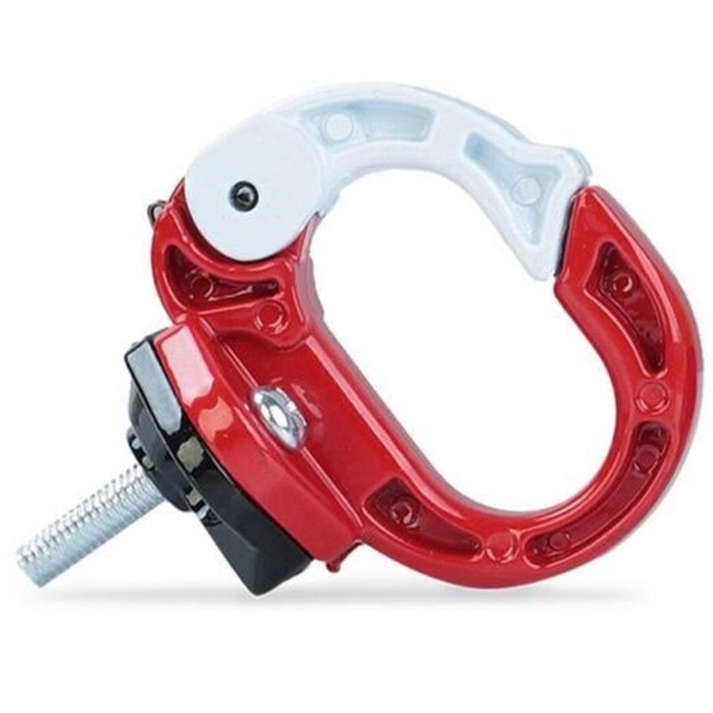 Aluminium Alloy Hanging Bag Hook Claw for Electric Scooter Motorcycle Accessories (Red)