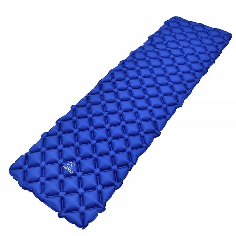 Outdoor Camping Inflatable Cushion Air Mattress (Blue)