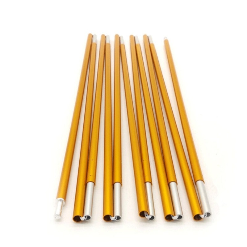 Outdoor Camping Tent Pole Aluminum Alloy Tent Rod Support Poles Accessories (2 Pieces)