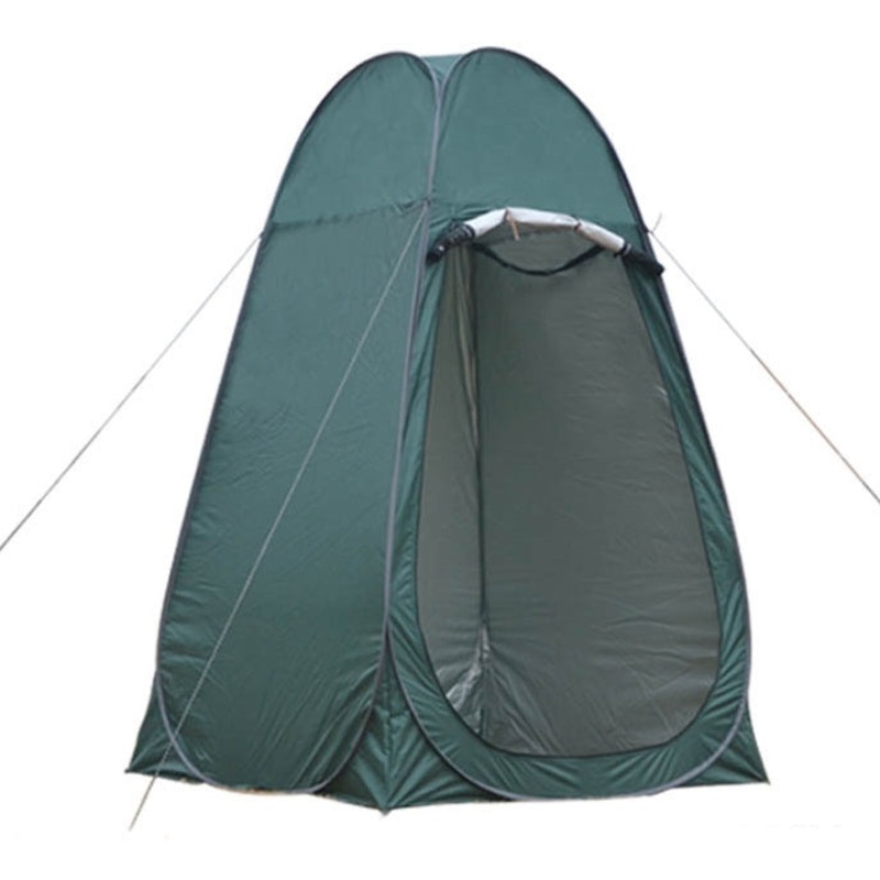 Clothes Changing Bathing Tent with Window Single 190x120x120cm Green