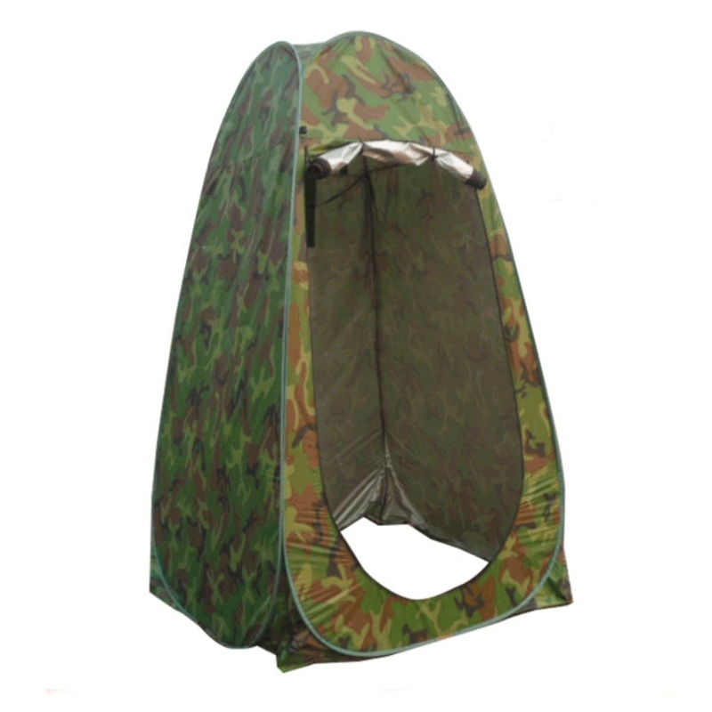 Clothes Changing Bathing Tent with Window, Single (Camouflage, 190x120x120cm)